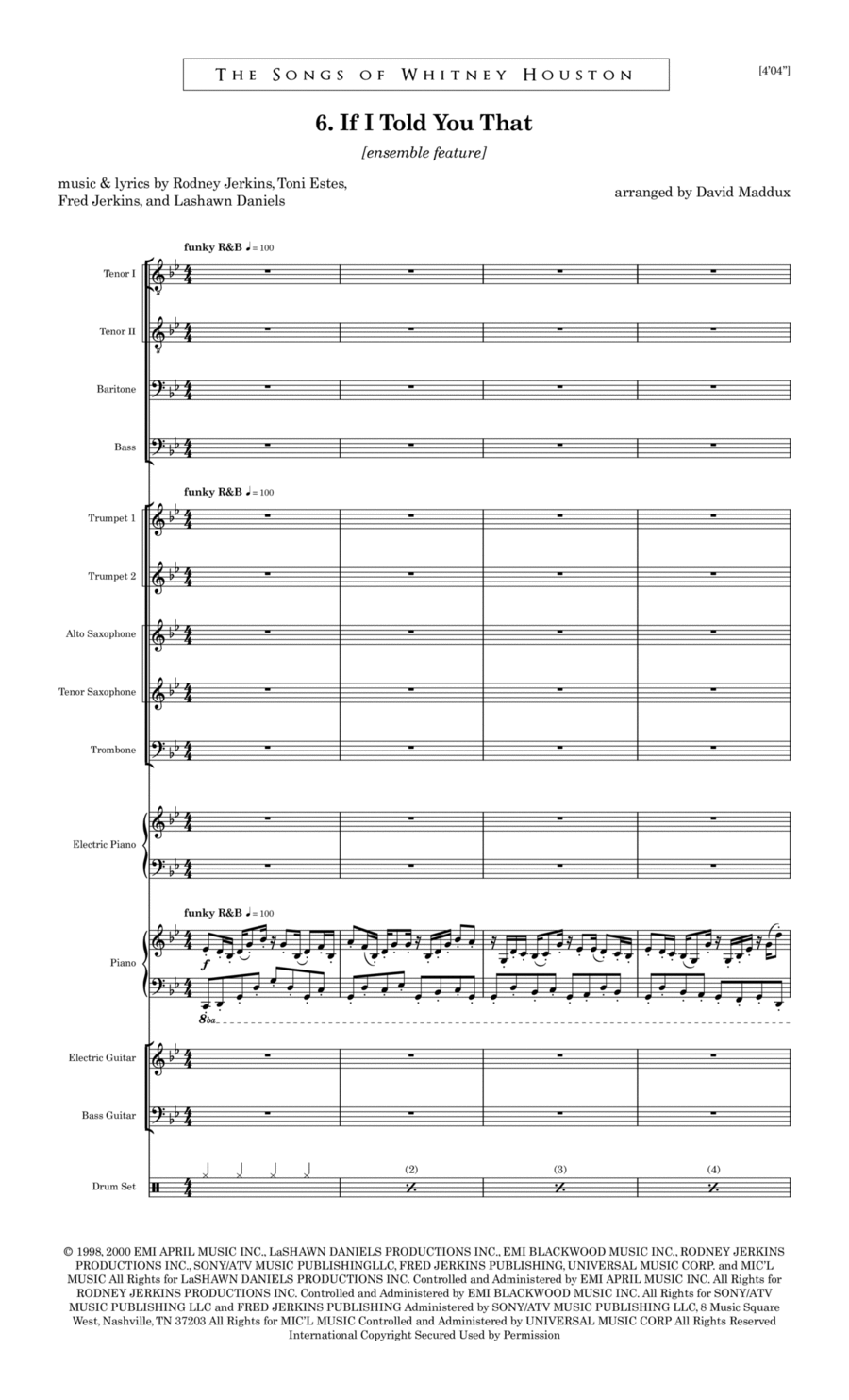 If I Told You That Large Ensemble scores gallery preview page 1