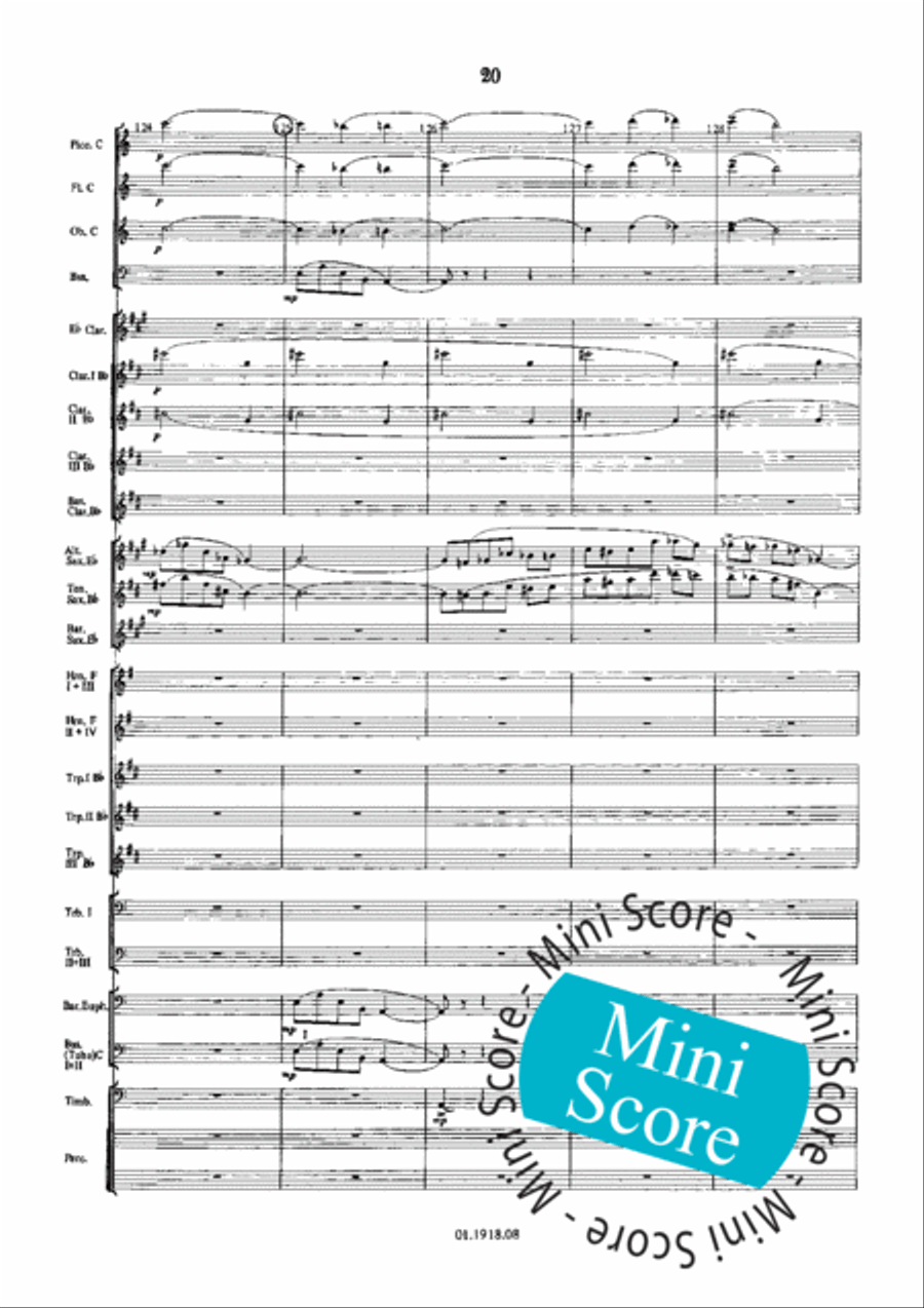Overture for an Imaginary Play Concert Band scores gallery preview page 24