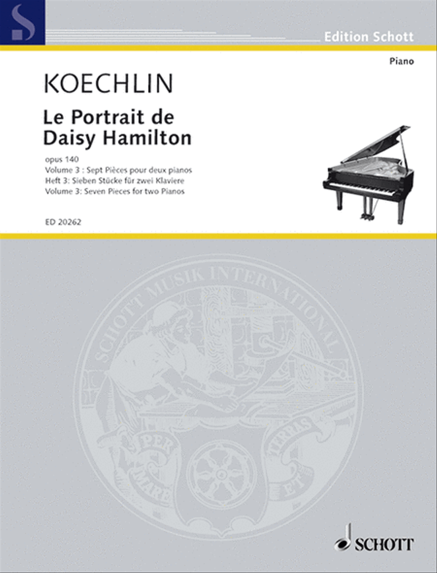 Le Portrait de Daisy Hamilton Piano scores gallery preview page 1