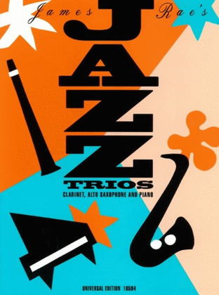 Book cover for Jazz Trios, Clarinet/Alto Sax/