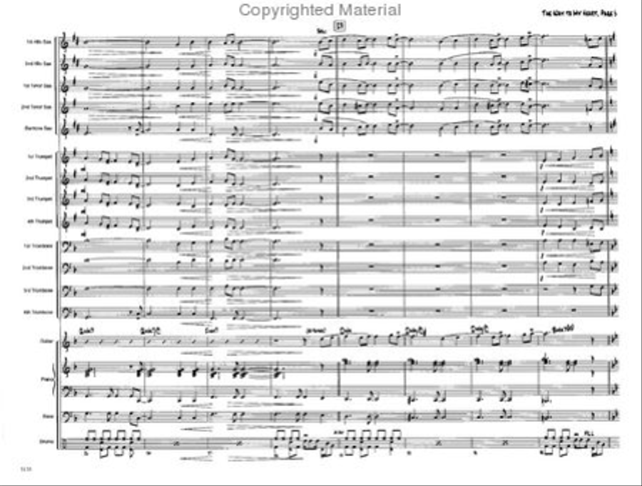 The Way To My Heart Jazz Ensemble scores gallery preview page 5