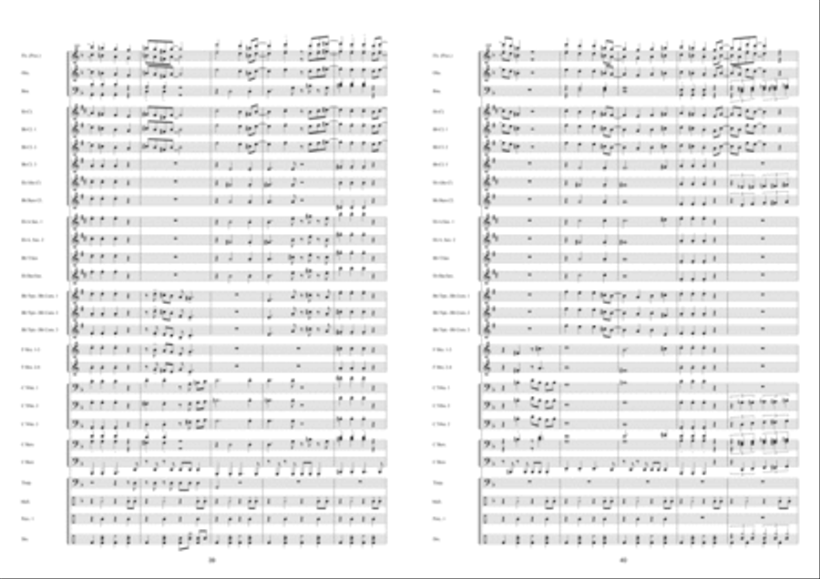 The Billy Joel Songbook Fanfare Band scores gallery preview page 21