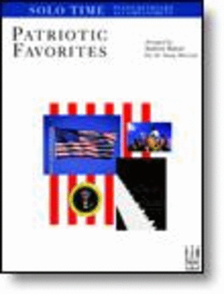 Book cover for Solo Time Patriotic Favorites for Piano/Keyboard Accompaniment