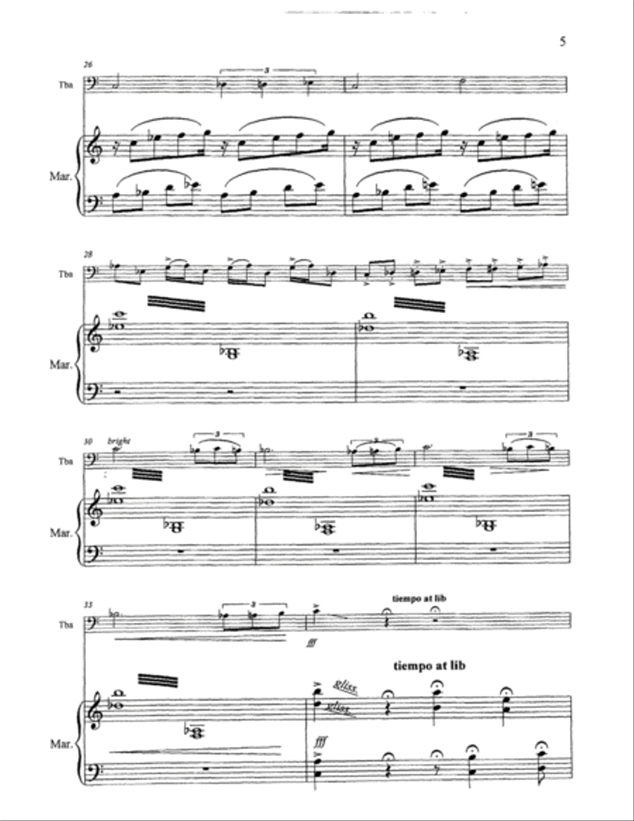 Angels Carillons Tuba scores gallery preview page 6