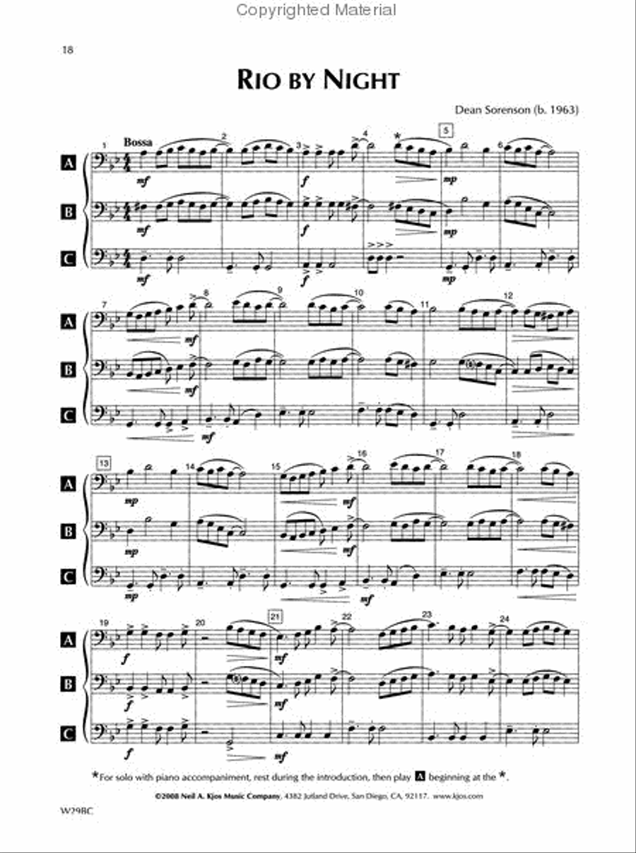 Standard of Excellence: Festival Ensembles 2 - Bassoon/Trombone/Baritone B.C. Concert Band Methods scores gallery preview page 4