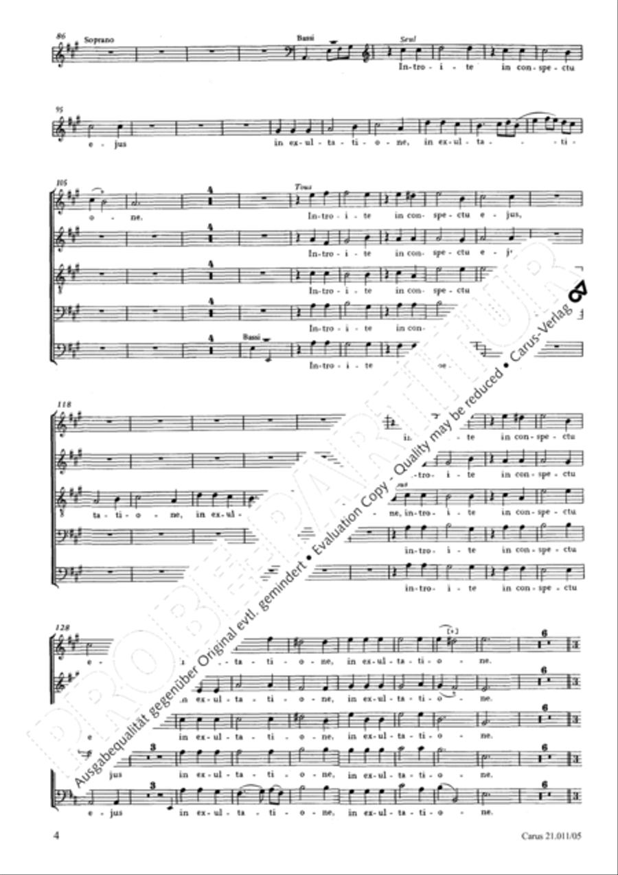 Jubilate Deo Choir scores gallery preview page 5