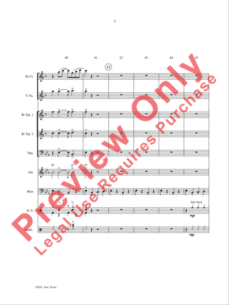 Swing Low, Sing Low Choir scores gallery preview page 8
