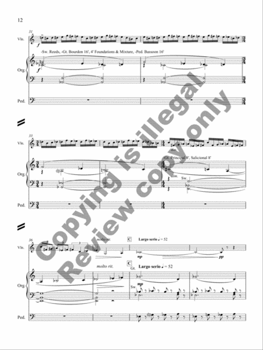 Requiem Songs String Orchestra scores gallery preview page 12
