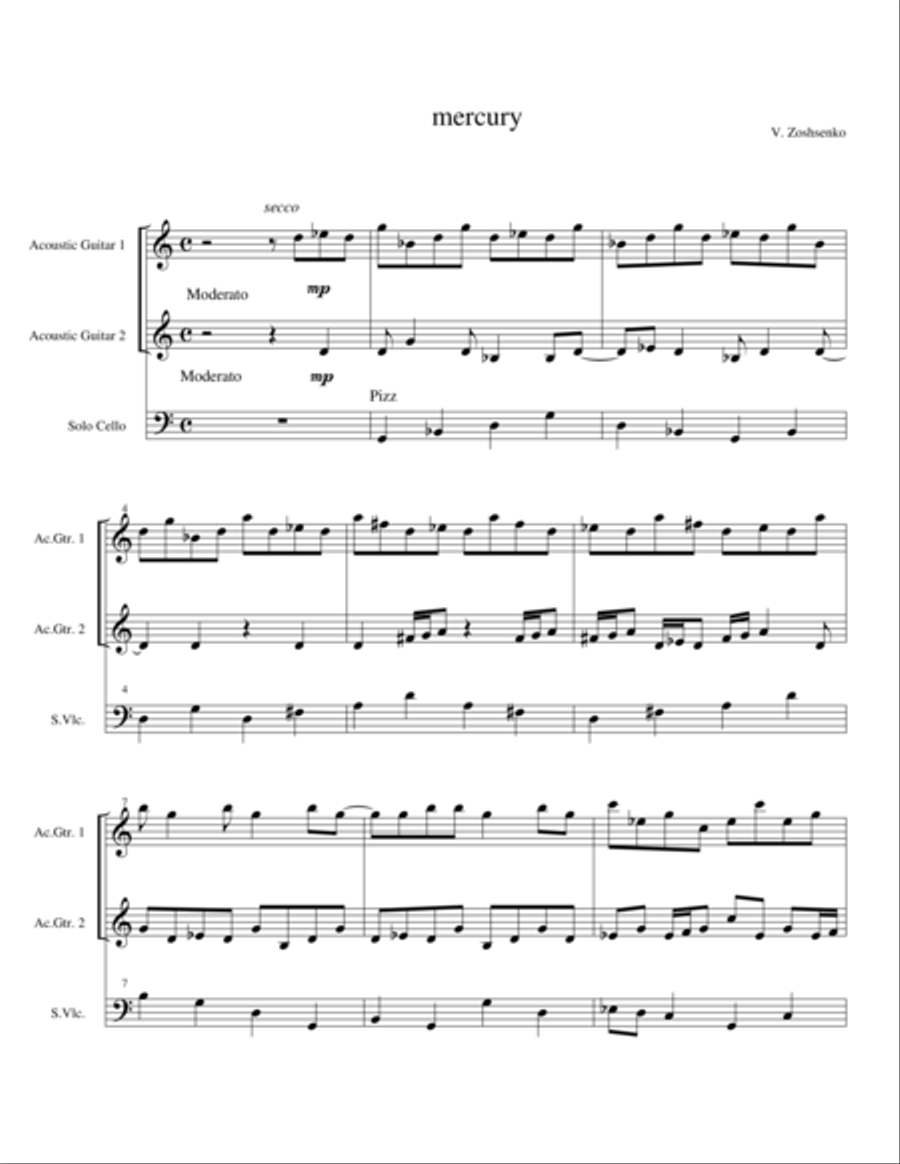 mercury String Duet scores gallery preview page 1