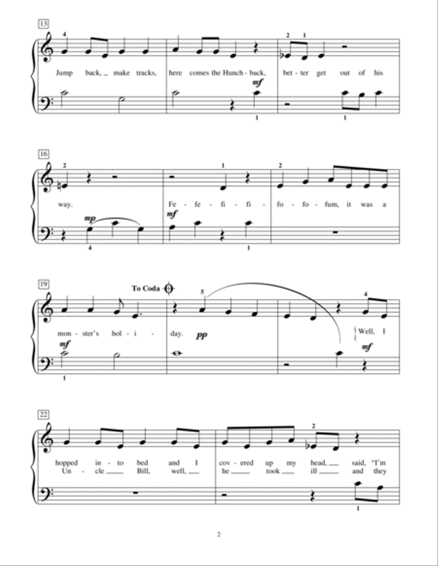 (It's A) Monster's Holiday Piano Method scores gallery preview page 2