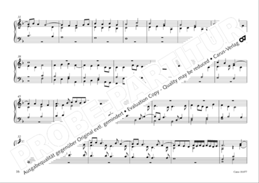 Organ music of the Hasse family Organ Solo scores gallery preview page 17