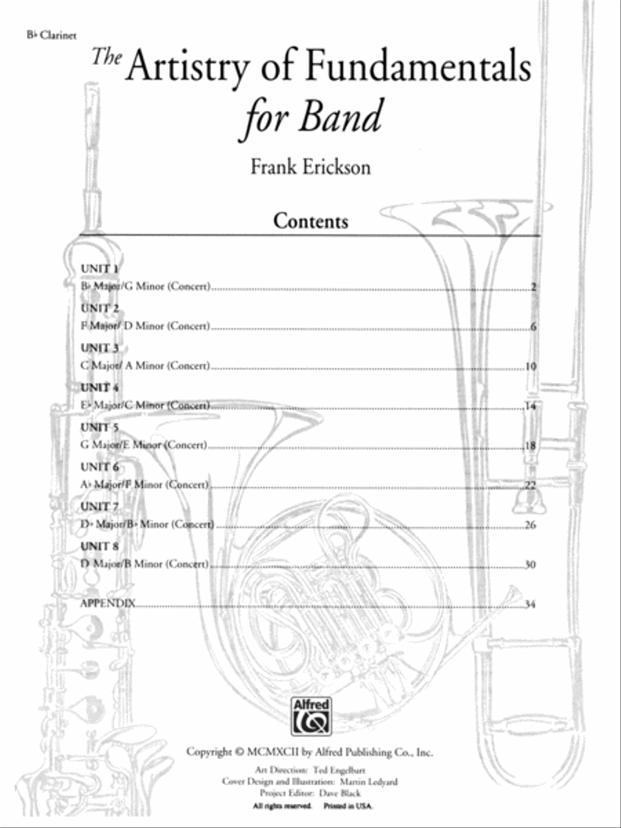 The Artistry of Fundamentals for Band Concert Band Methods scores gallery preview page 2