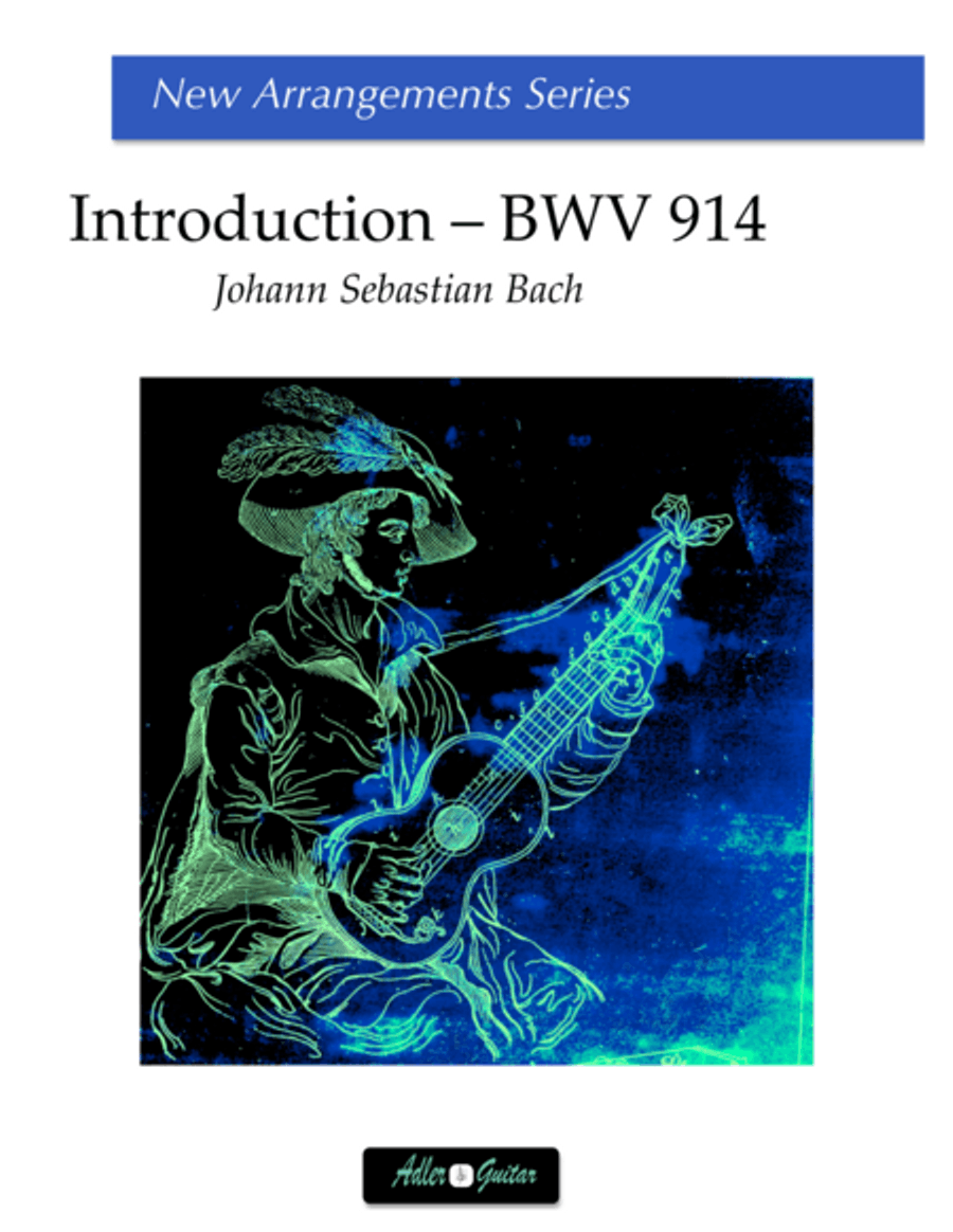 BWV 914 Toccata - Introduction Classical Guitar scores gallery preview page 1