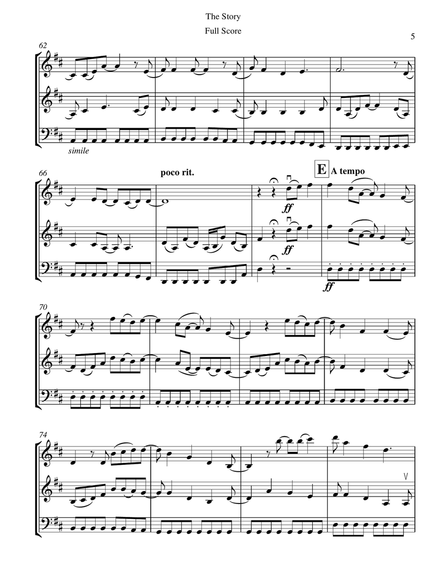 The Story String Trio scores gallery preview page 6