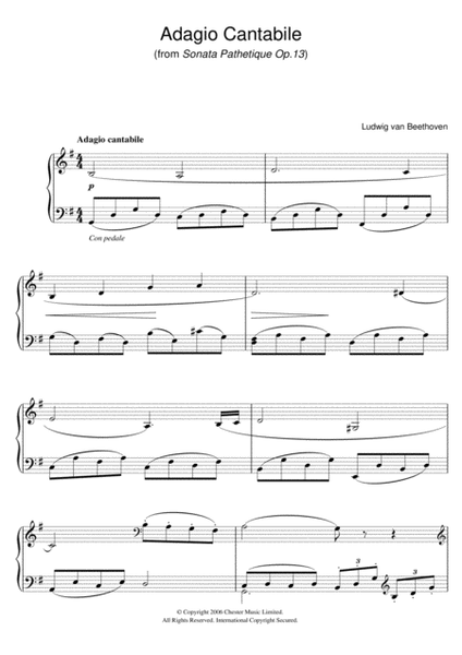 Adagio Cantabile from Sonate Pathetique Op.13