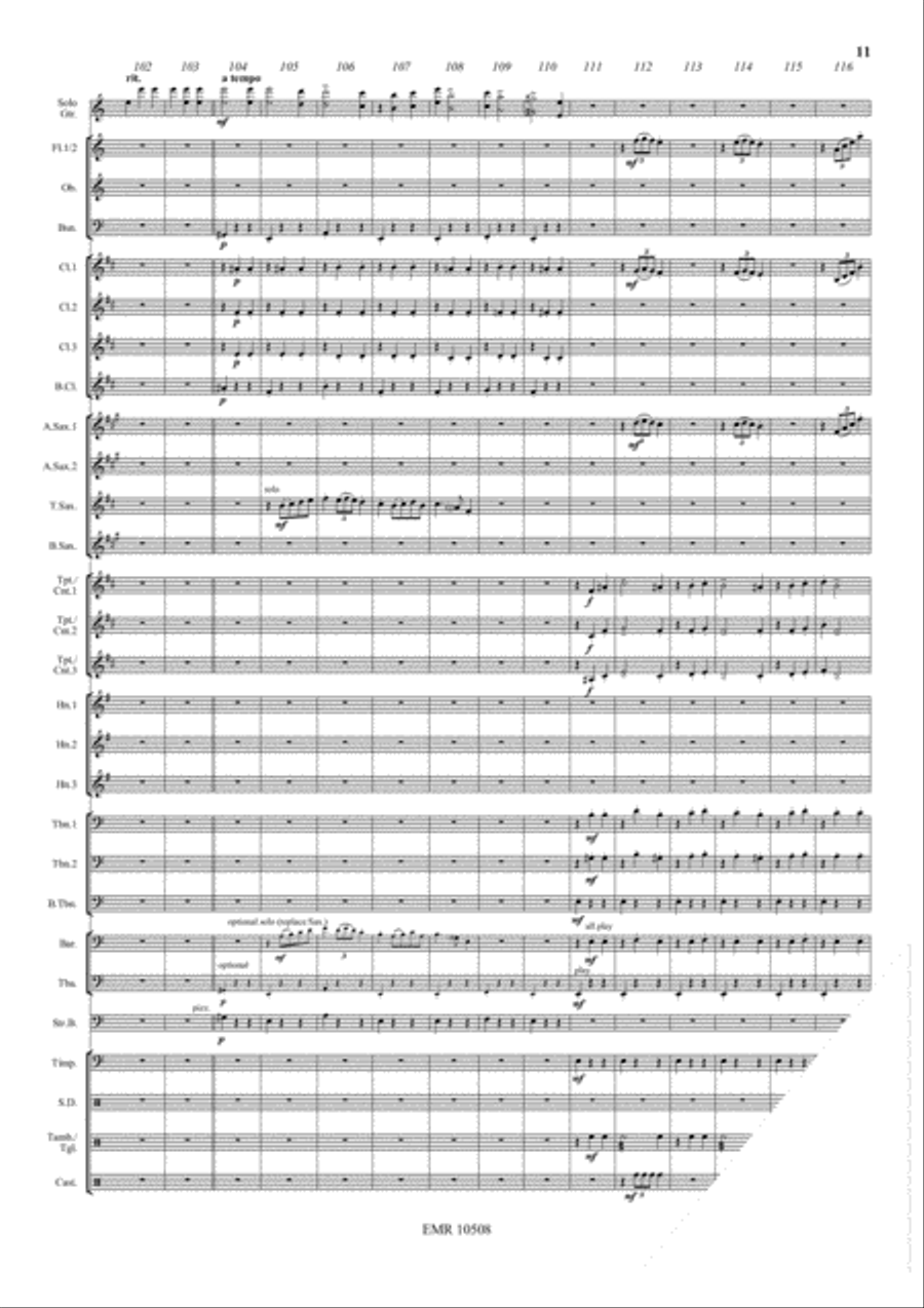 Intermedio Concert Band scores gallery preview page 12