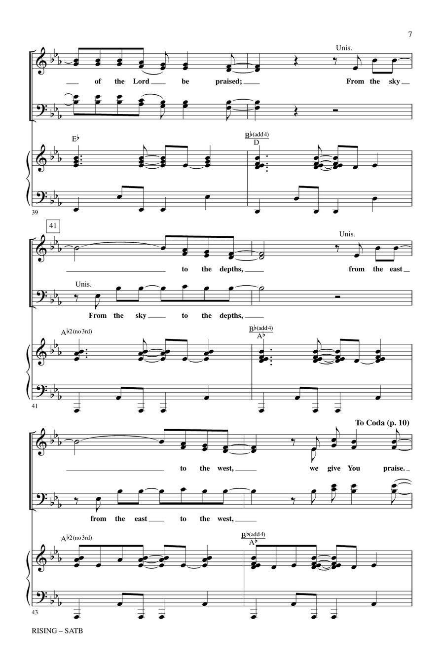 Rising 4-Part scores gallery preview page 6