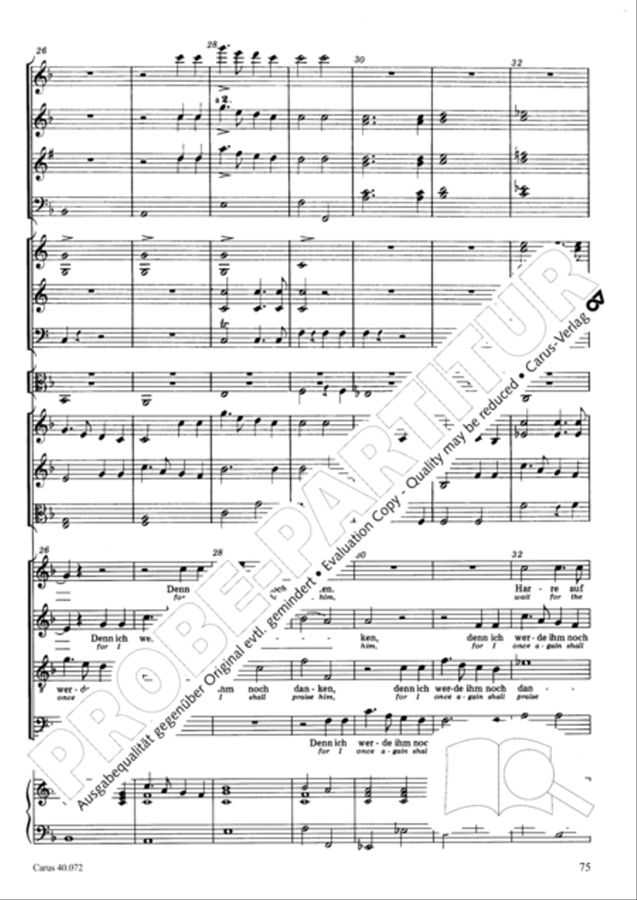 Psalm 42 Psalm 42 4-Part scores gallery preview page 75