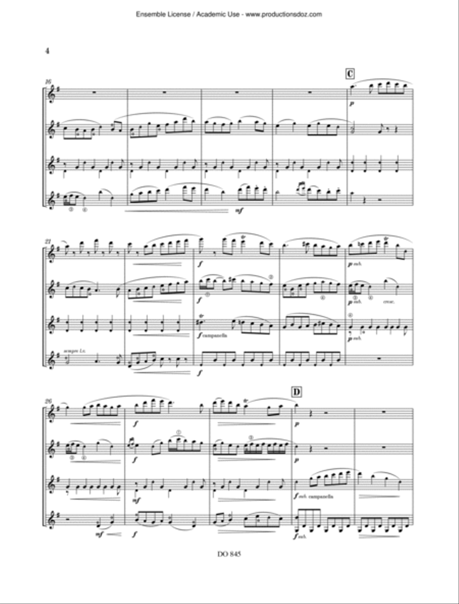Mahler Lieder Guitar Ensemble scores gallery preview page 4
