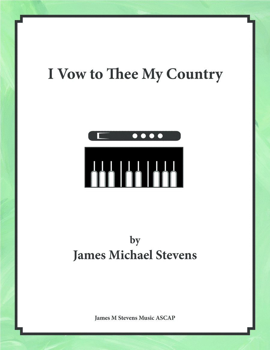 I Vow to Thee My Country - Flute & Piano image number null