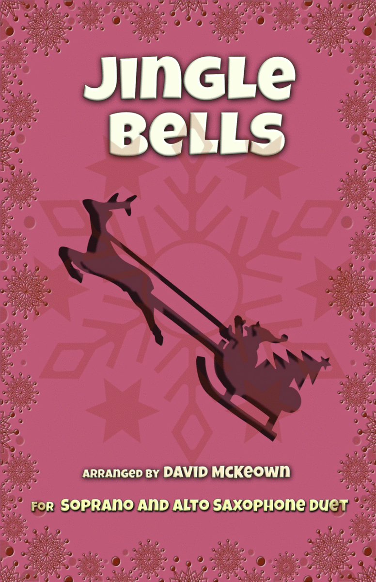 Jingle Bells, Jazz Style, for Soprano and Alto Saxophone Duet