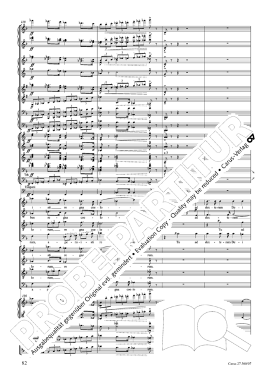 Quattro pezzi sacri Orchestra scores gallery preview page 83