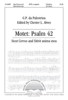 Book cover for Motet Psalm 42