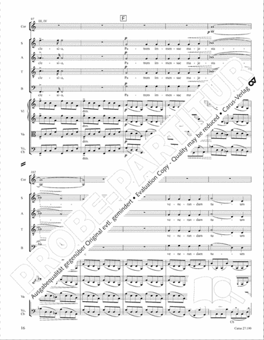 Te Deum 4-Part scores gallery preview page 23