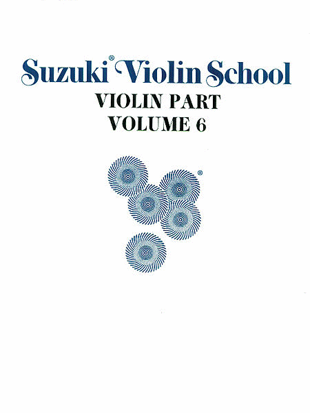 Suzuki Violin School - Violin Part, Volume 6