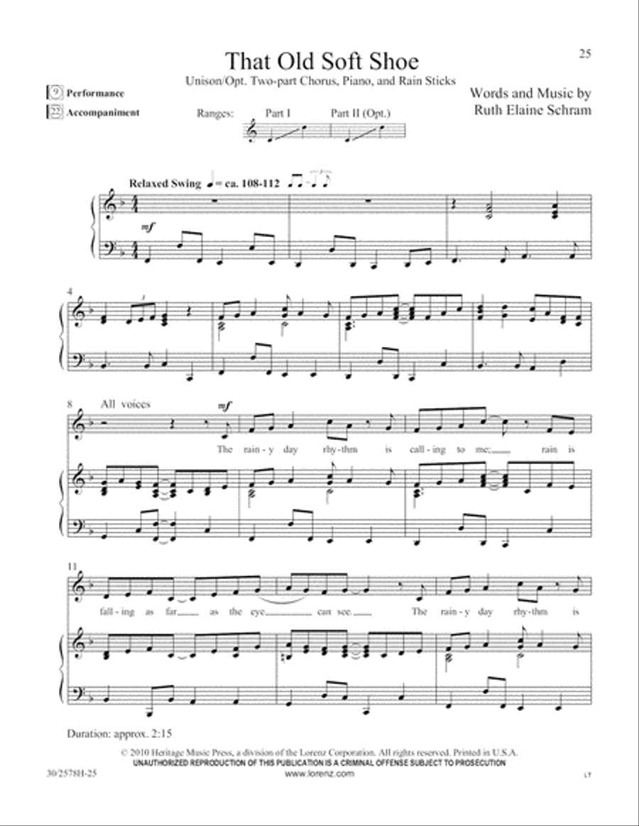 The World of Rhythm Unison Choir scores gallery preview page 26