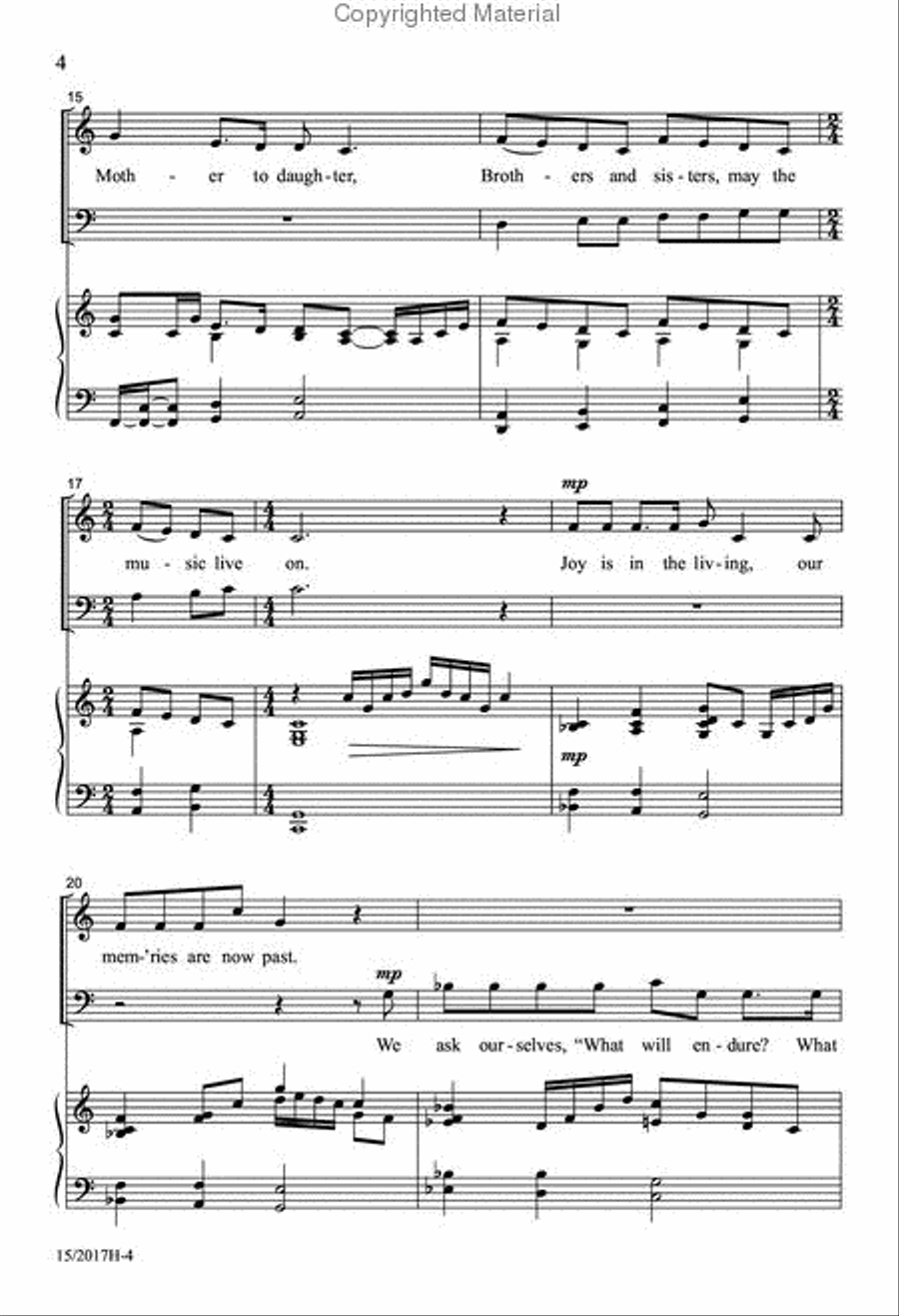 May the Music Live On! May the Music Live On! 3-Part scores gallery preview page 4