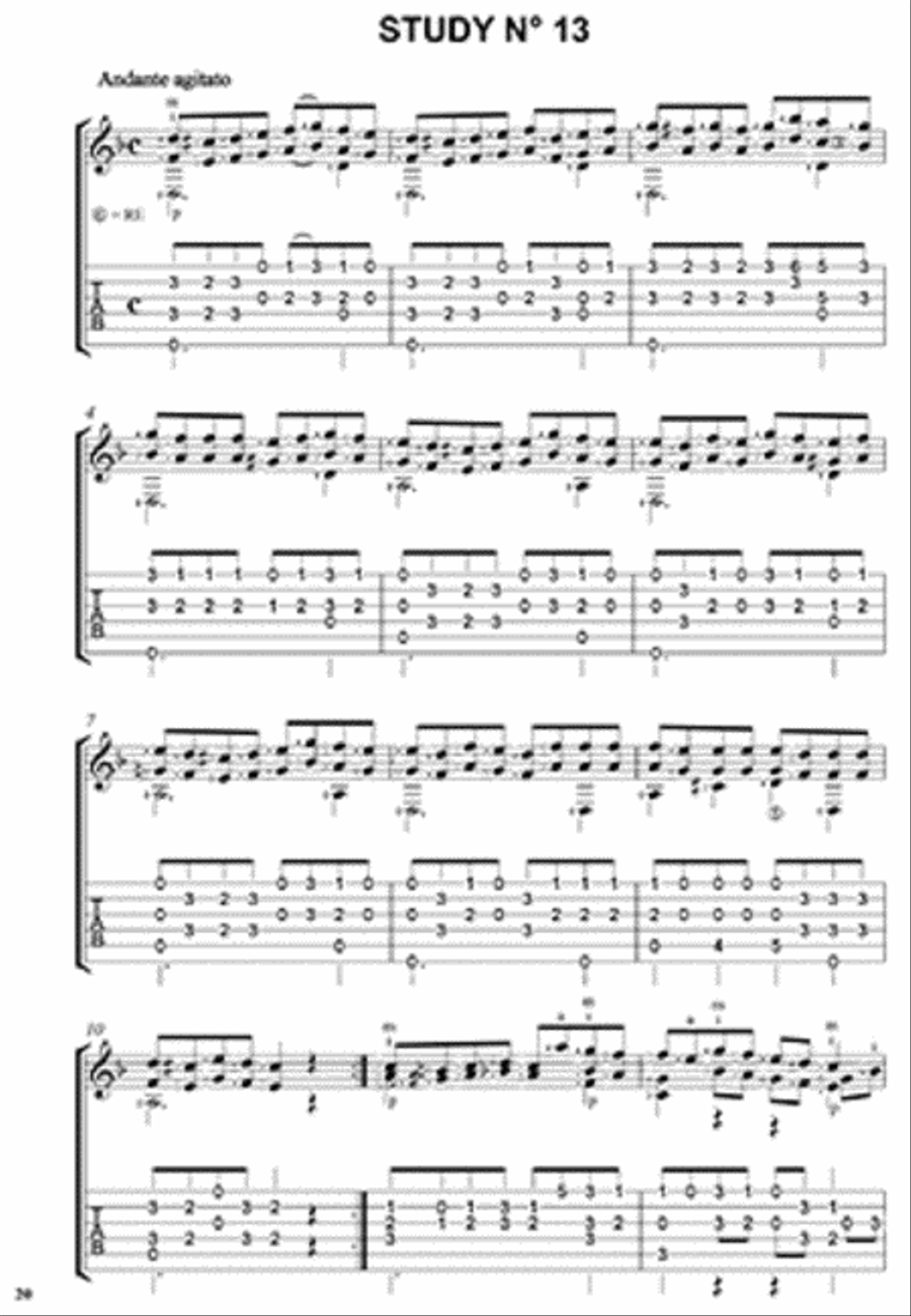 Fernando Sor: Studies Vol. 2 (from 11 to 20) Classical Guitar scores gallery preview page 3