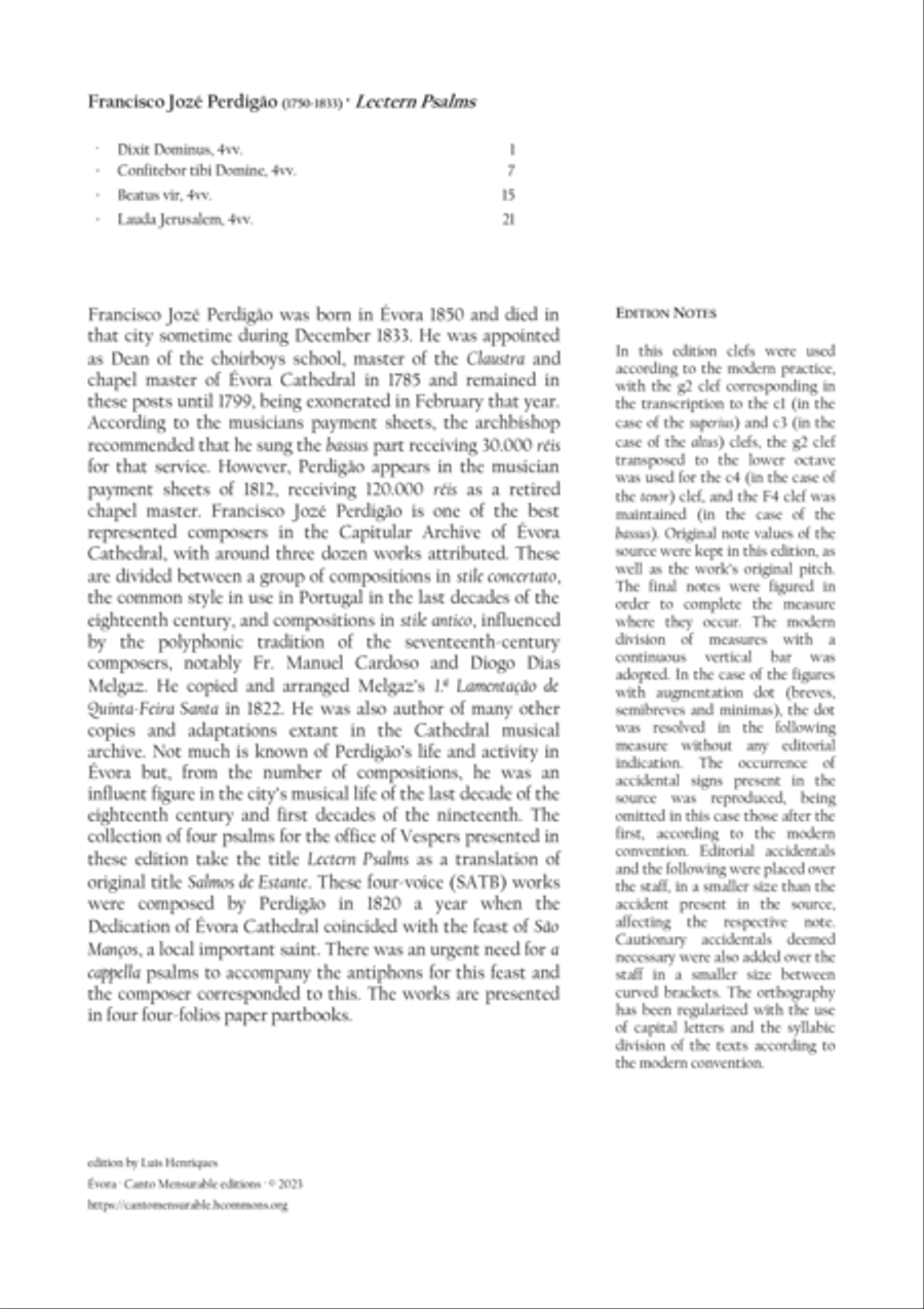 Lectern Psalms Lectern Psalms 4-Part scores gallery preview page 2
