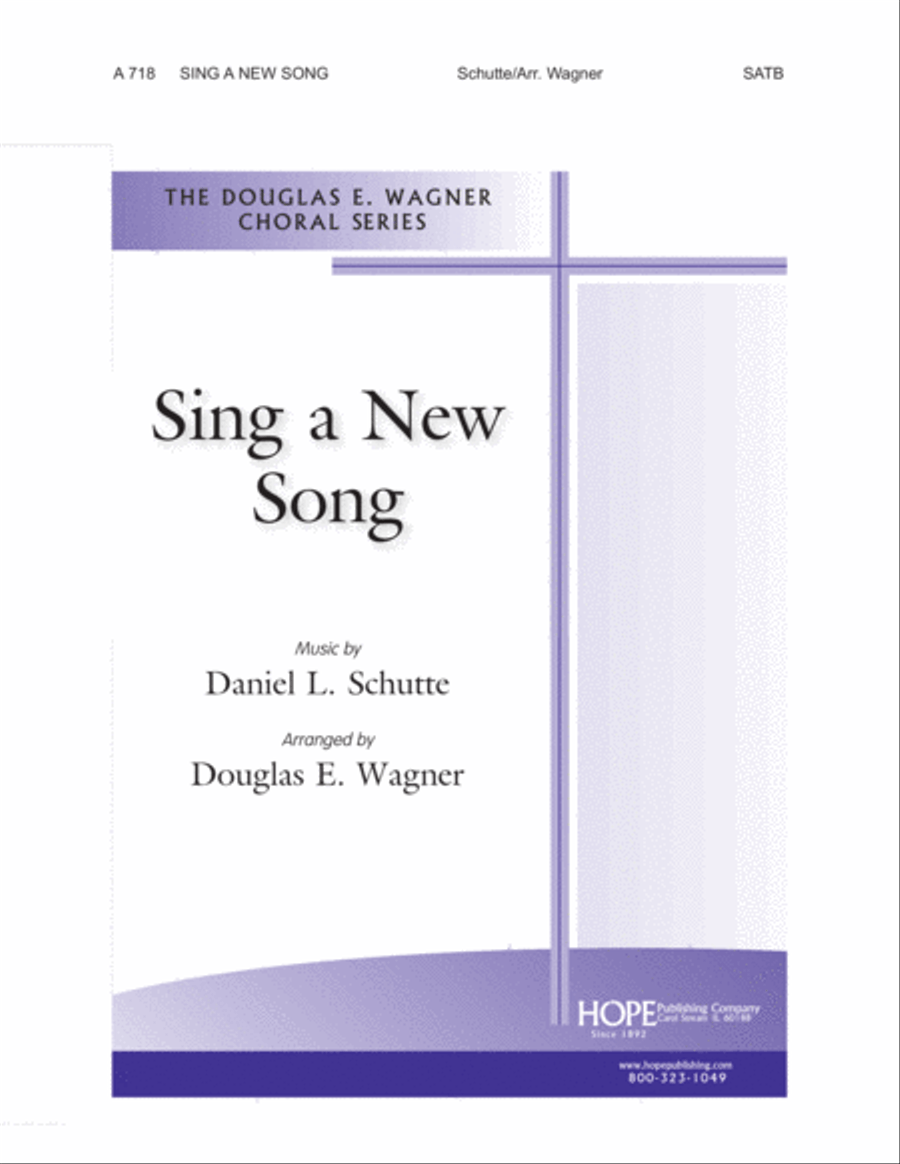 Sing a New Song 4-Part scores gallery preview page 1