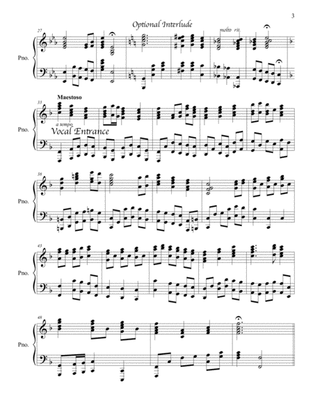 Piano Hymn Accompaniments Vol 1