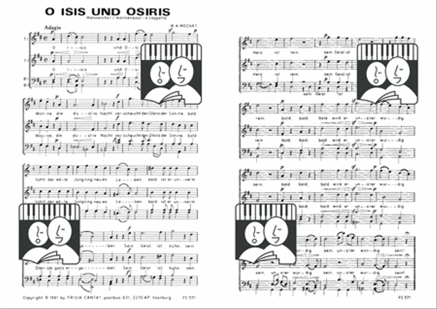 O Isis und Osiris O Isis und Osiris TTBB scores gallery preview page 2