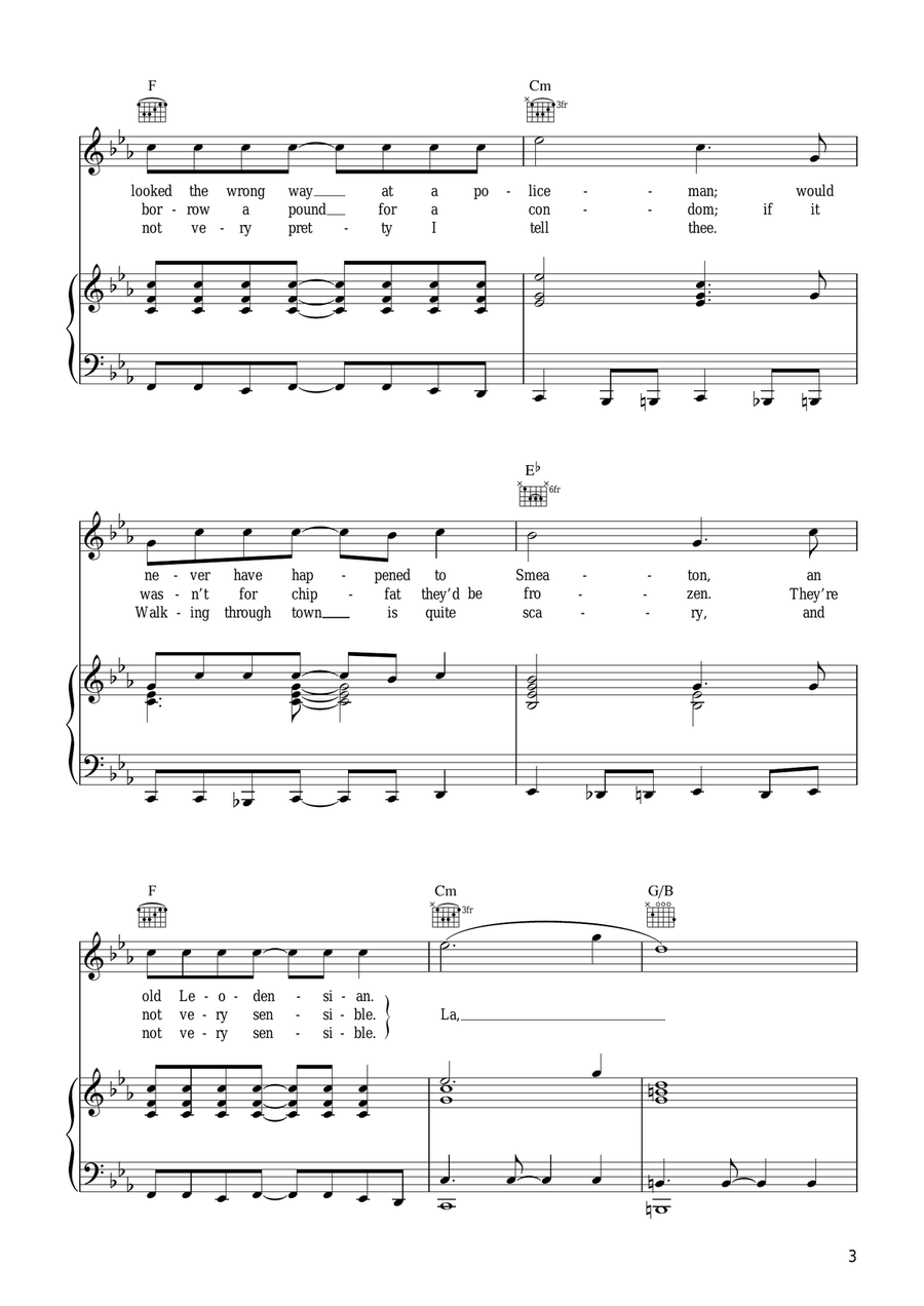 I Predict A Riot Guitar scores gallery preview page 3