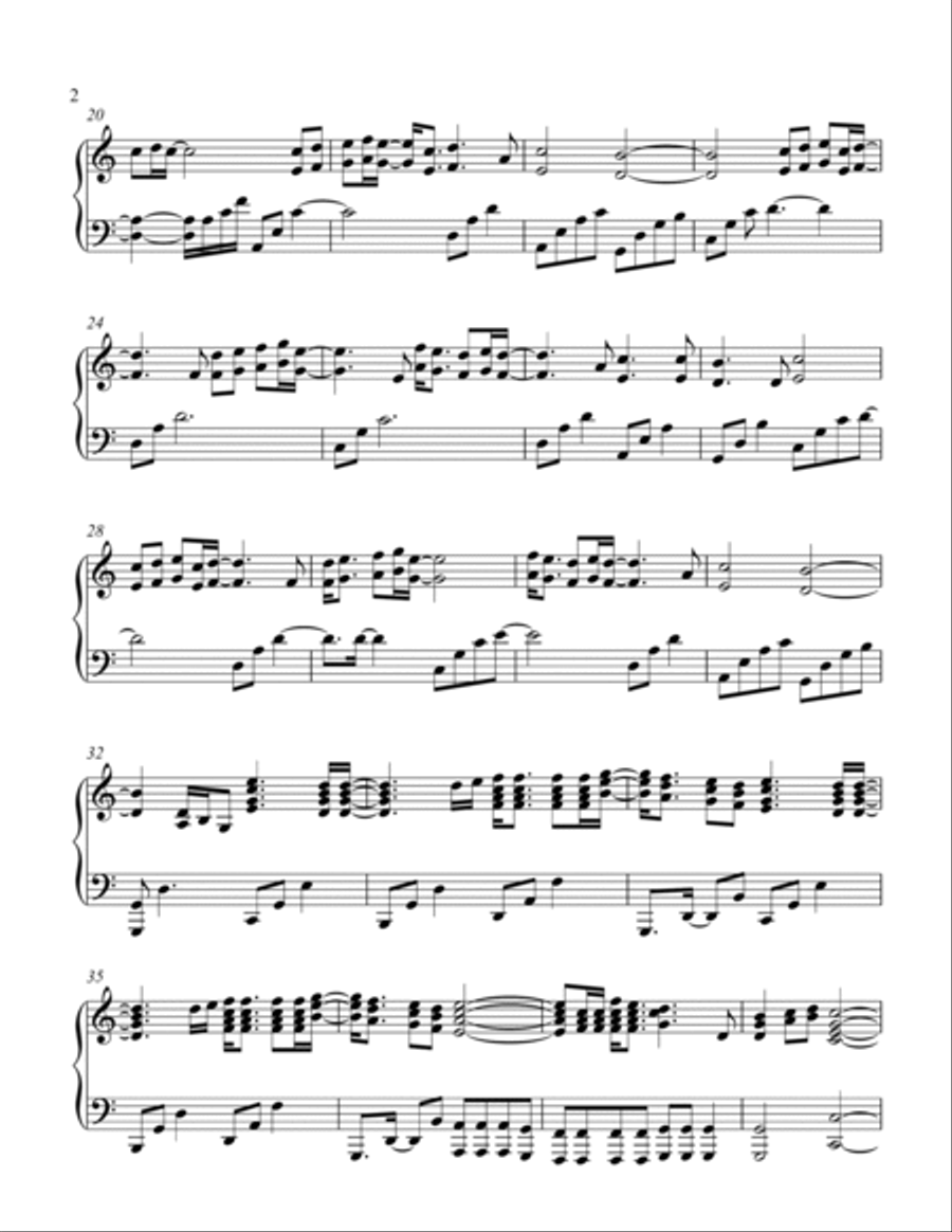 Wind Of Change Piano Solo scores gallery preview page 2