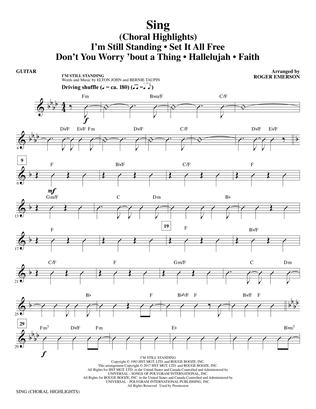 Sing (Choral Highlights) - Guitar