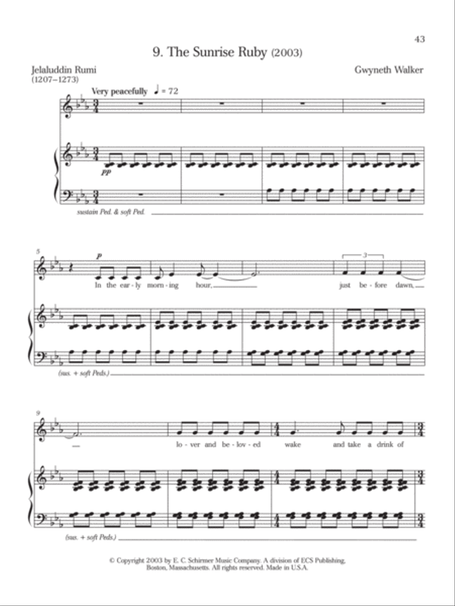 Collected Songs Collected Songs Medium Voice scores gallery preview page 45