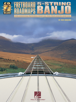 Book cover for Fretboard Roadmaps – 5-String Banjo