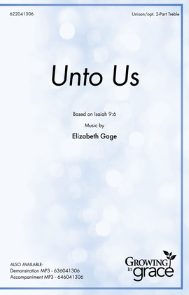 Book cover for Unto Us