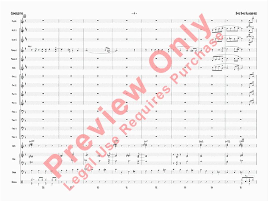 Bye Bye Blackbird Jazz Ensemble scores gallery preview page 7