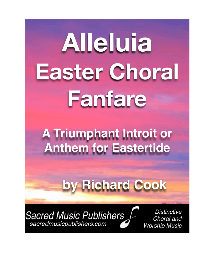 Alleluia Easter Choral Fanfare PIANO VOCAL 4-Part scores gallery preview page 1
