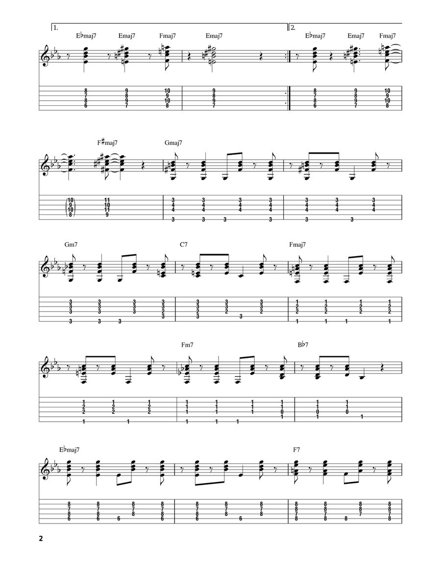 Watch What Happens Electric Guitar scores gallery preview page 2
