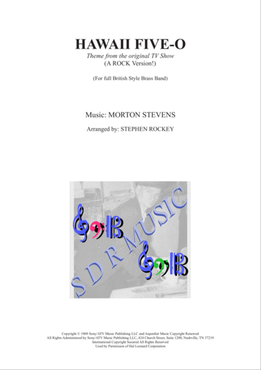 Hawaii Five-O Theme Hawaii Five-O Theme Brass Ensemble scores gallery preview page 1