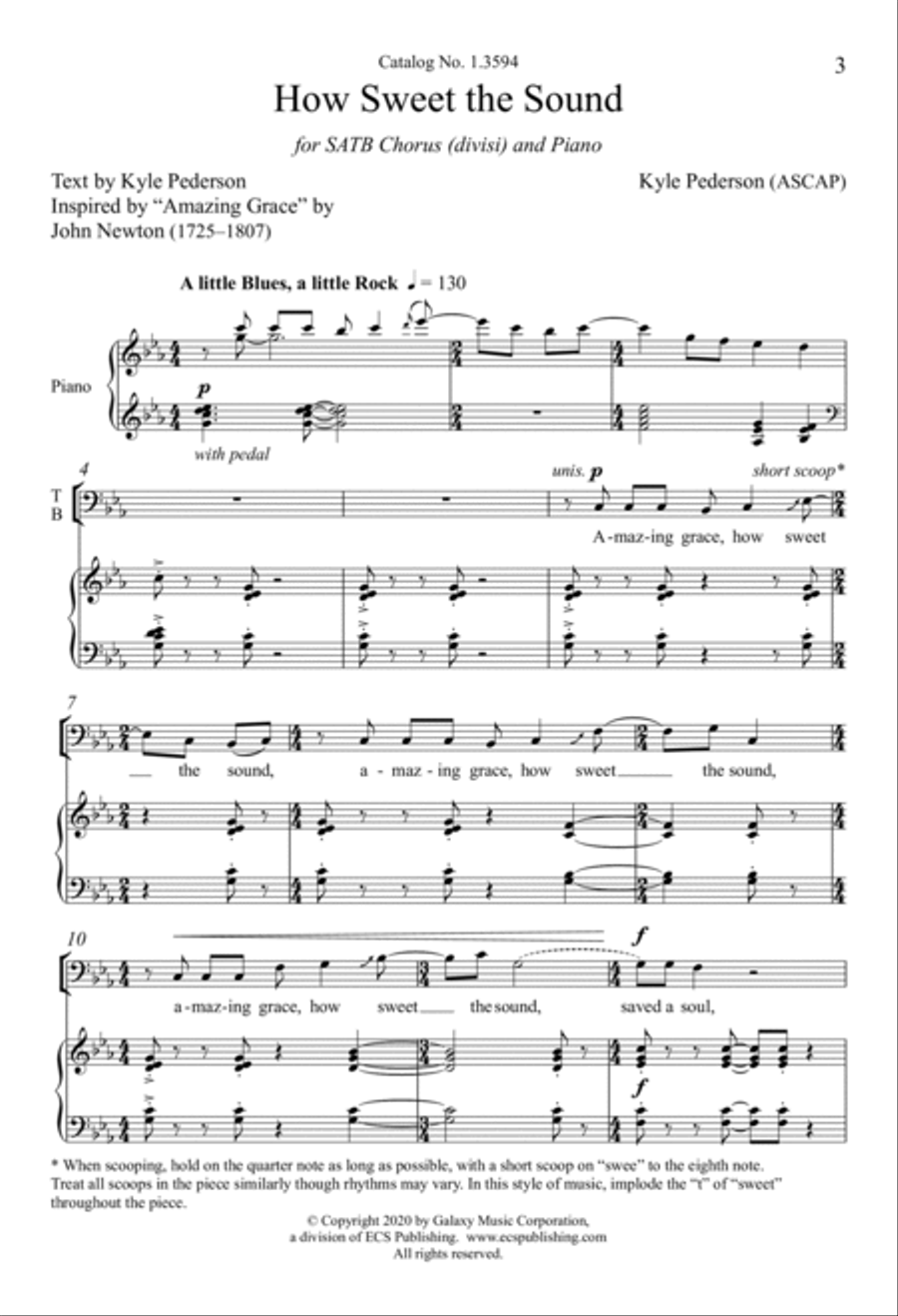 How Sweet the Sound Divisi scores gallery preview page 2