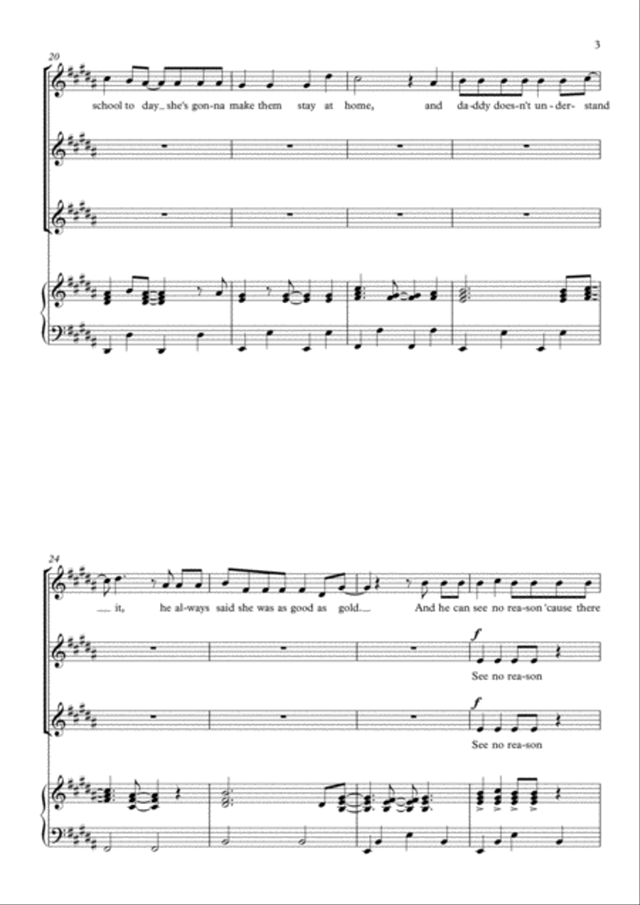 I Don't Like Mondays I Don't Like Mondays SSA scores gallery preview page 3