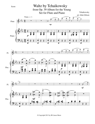 Waltz from "Album for the Young" for Flute and Piano