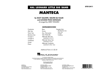 Book cover for Manteca (arr. Mike Tomaro) - Full Score